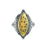 Επιχρυσωμένο 925 βυζαντινό δαχτυλίδι