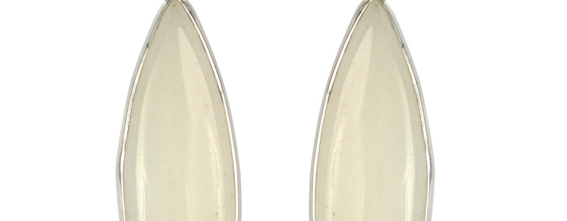 Ασημένια 925 σκουλαρίκια με φεγγαρόπετρα