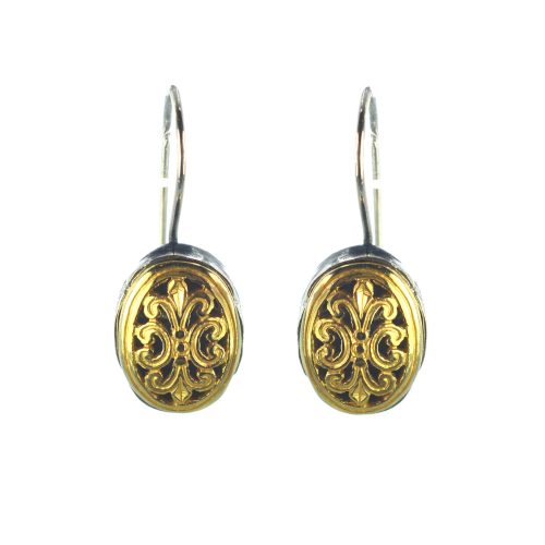 Ασημένια 925 βυζαντινά σκουλαρίκια