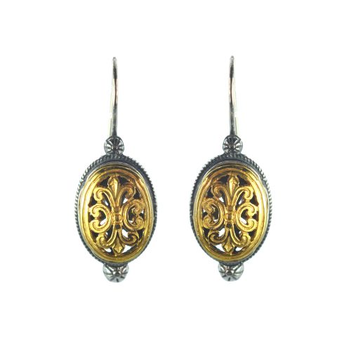 Ασημένια 925 βυζαντινά σκουλαρίκια